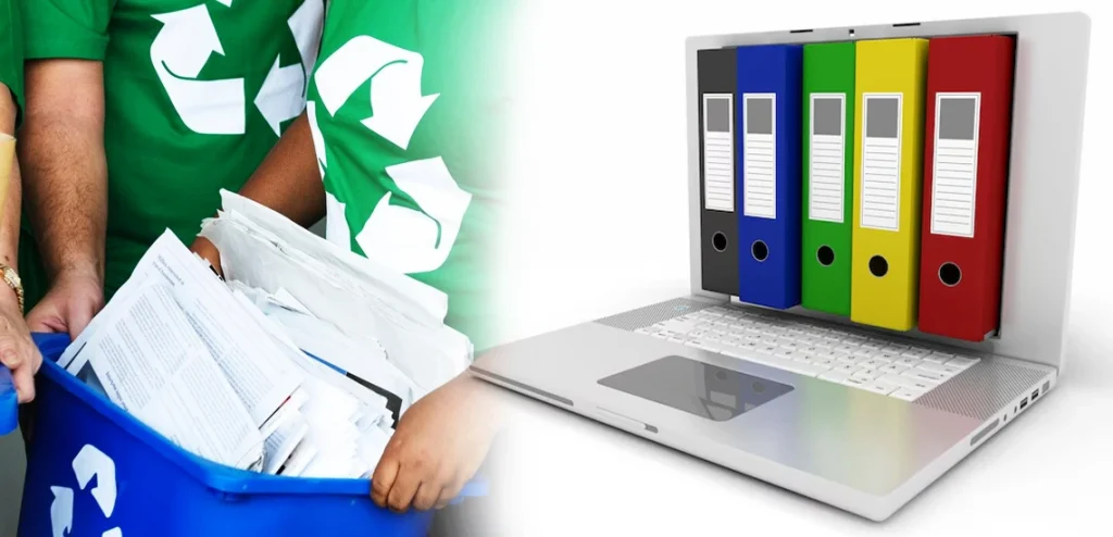 archivo digital de documentos ecológico