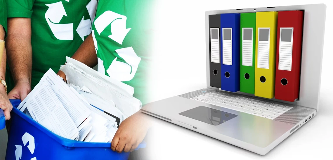 archivo digital de documentos ecológico